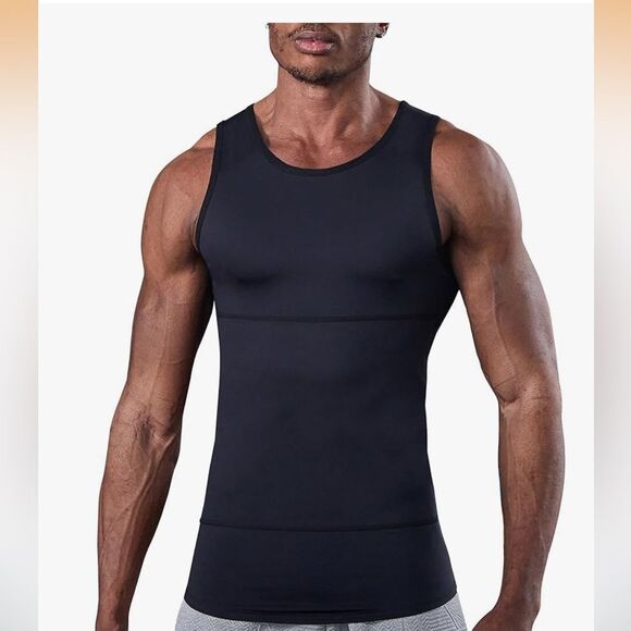 Other - SZ Med Compression Shirt Men Slimming Undershirt Body Shaper